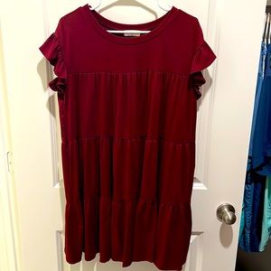 Maroon Entro Dress